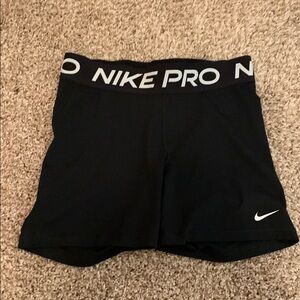 Black Nike Pro Workout Biker Short